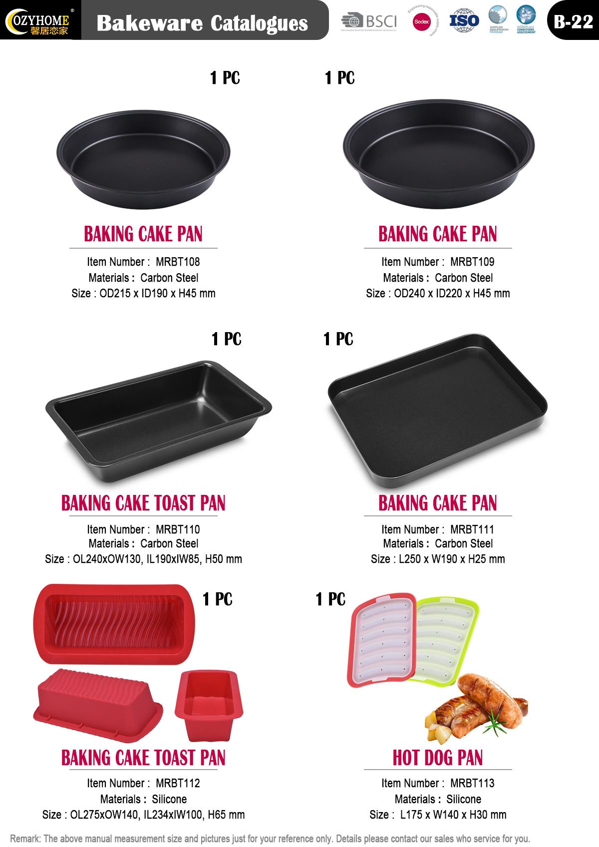 Bakeware Page: B22